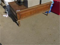 4'X29" WOODEN COFFEE TABLE
