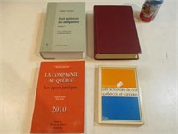 4 livres de droit canadien