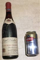 Bouteille de vin de collection Joseph Drouhin 1969