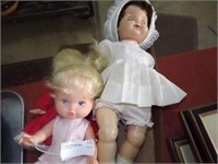 3 Vintage Soft Plastic Dolls