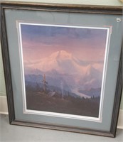 Ernest Robertson Mt. McKinley, signed and numbered
