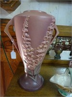 16" Roseville 55 Vase In Foxglove Pattern