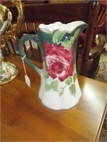 Hand Decorated Rg Nuneville French Pitcher