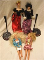 80'S Dressed & Fancy Dressed Barbie Dolls