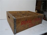 Royal Crown Cola Wood Soda Case - Chicago