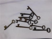 Skeleton keys, 9 in total