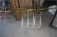 Lot of 3 Wire Baskets