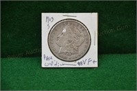 1903s Morgan Silver Dollar  VF+  better date