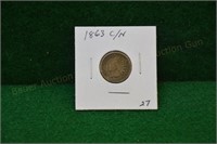 1863 C/N Indian Head Cent