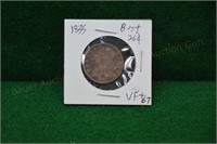 1835 Quarter Bust VF+