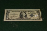 1935c One Dollar Silver Certificate Star Note/unc