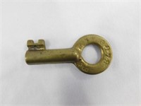 Railroad brass key PCRR