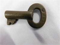 Railroad brass key C 225