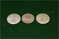 (3) Silver Coins 2-1016 Silver Eagles,