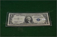 1935a One Dollar Silver Cert. Note  AU