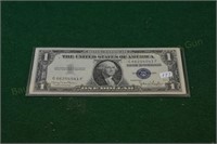 1935d One Dollar Silver Cert. Note  unc