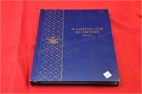 Washington Silver Quarter Folder w/63 Silver Coins