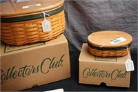 2000 Longaberger Collectors Club Harmony Baskets