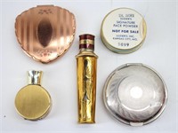 Collection of Vintage Compacts & Perfume Bottles