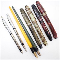 Collection of Vintage Fountain Pens