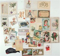 Vintage Christmas & New Year Postcard Collection