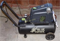 Blue Hawk 8 gallon oil free air compressor, 1.5