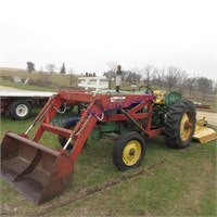 John Deere 1010 tractor w/Arps loader