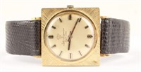 MEN'S 18K YELLOW GOLD JULES JURGENSEN WRISTWATCH