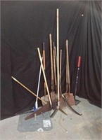 Shovels, Tamper, Saw, & More Yard Tools U8