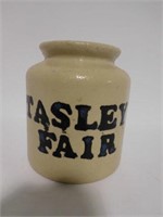 Lot #45 Tasley Fair 4” stoneware crock
