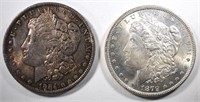 1879 & 1884-O CH BU+ MORGAN DOLLARS