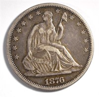 1876-S SEATED HALF DOLLAR