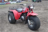 1984 Honda Big Red 3 Wheeler, Electric Start,