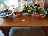 Lot of Decorative Bowls and Planters