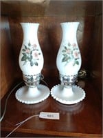 Pair of Electric "Oil Lamps"