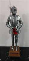 Suit of Armor on Wooden Base