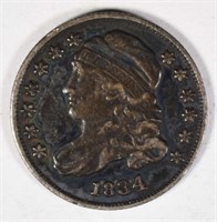 1834 CAPPED BUST DIME  ORIGINAL XF