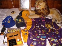 Lion's Club Collectables, Stuffed Lion & Pins