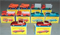 Matchbox Lot of Ten Old Store Stock.