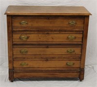 1890 4 Drawer Chest on wood