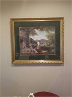 Large picture with gilded frame