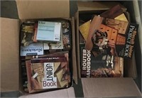 Two Boxes of Woodworking Books
