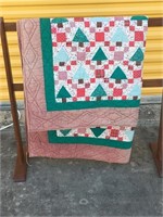 Vintage Christmas Themed Quilt