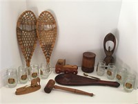 Selection of Wood and Glass Décor