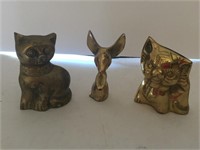 Selection of Brass Animals