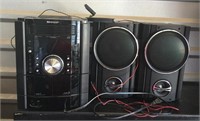 Sharp Mini Component System w/2 Speakers