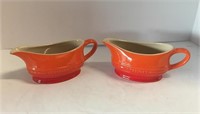 Pair of Le Creuset Gravy Boats