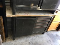 Metal and Pressed Wood Work Bench