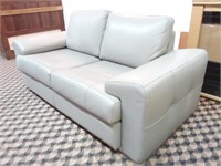 Sofa en cuir , Linea Vincenzo, 77x37x36po