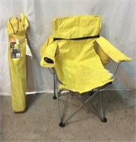 2 Yellow Orzark Trail Camping Chairs Y7B